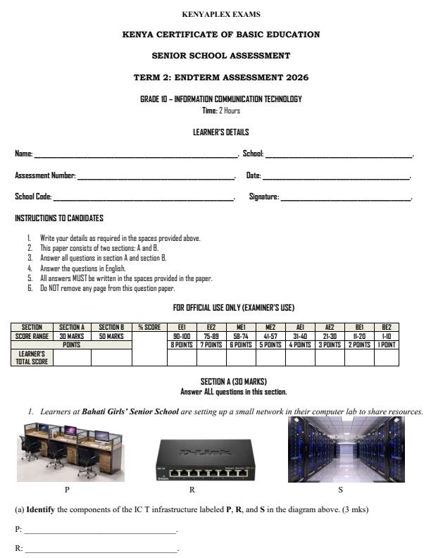 Preview page Grade-10-Information-Communication-Technology-End-Term-2-Exam-2026_6150_0.jpg