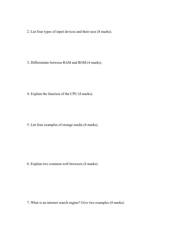 Preview page Grade-10-Information-Communication-Technology-July-Assessment-Examination-2026_6345_1.jpg