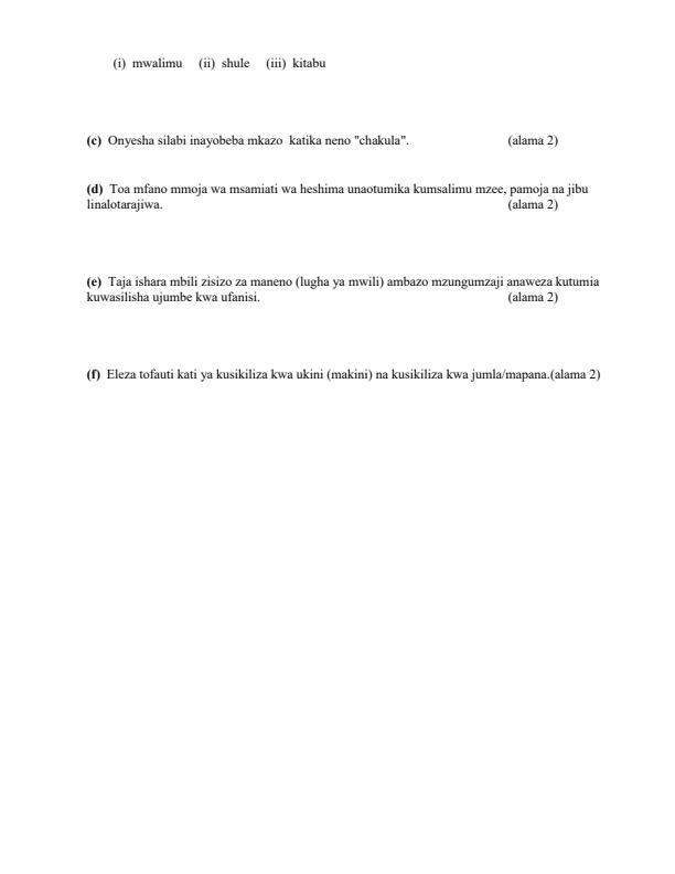 Preview page Grade-10-Kiswahili-Lugha-September-Assessment-Examination-2026_6728_1.jpg