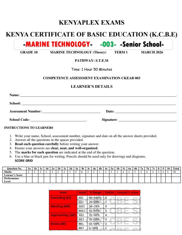 Preview page Grade-10-Marine-Technology-End-Term-1-Exam-2026_5436_0.jpg