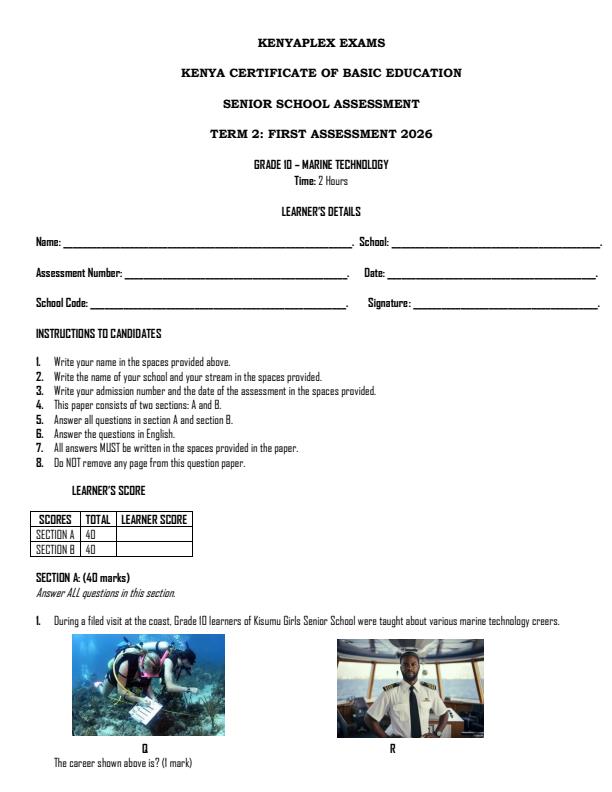 Preview page Grade-10-Marine-Technology-Term-2-Opener-Exam-2026_5669_0.jpg