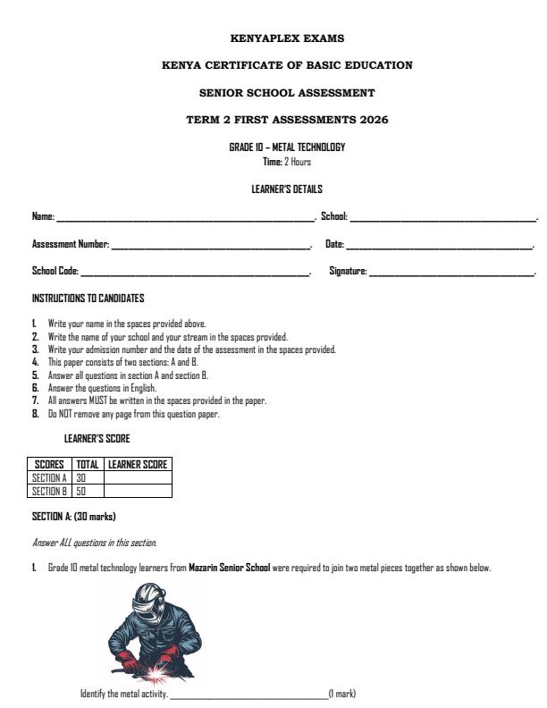 Preview page Grade-10-Metal-Technology-Term-2-Opener-Exam-2026_5671_0.jpg