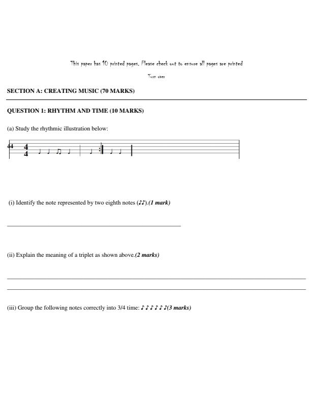 Preview page Grade-10-Music-and-Dance-End-Term-1-Exam-2026_5439_1.jpg