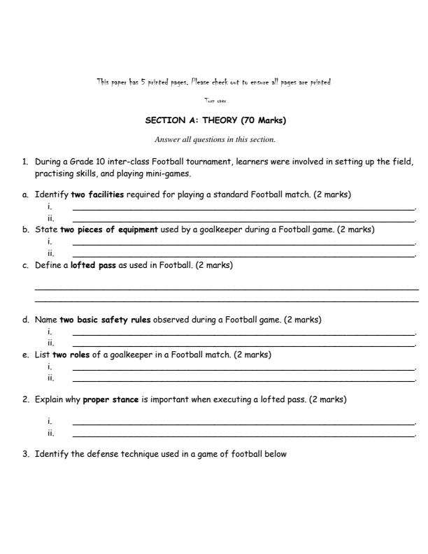 Preview page Grade-10-Physical-Education-Mid-Term-1-Exam-2026_5300_1.jpg