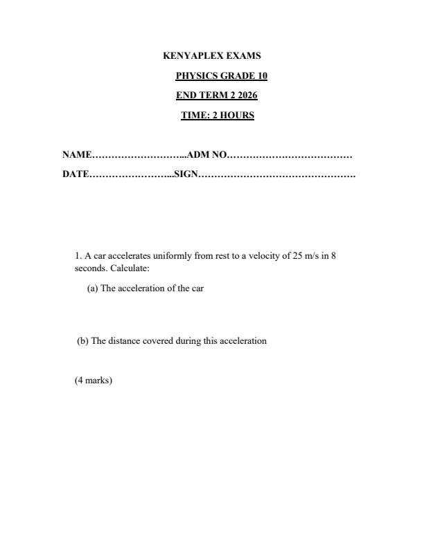 Preview page Grade-10-Physics-July-Assessment-Examination-2026_6350_0.jpg