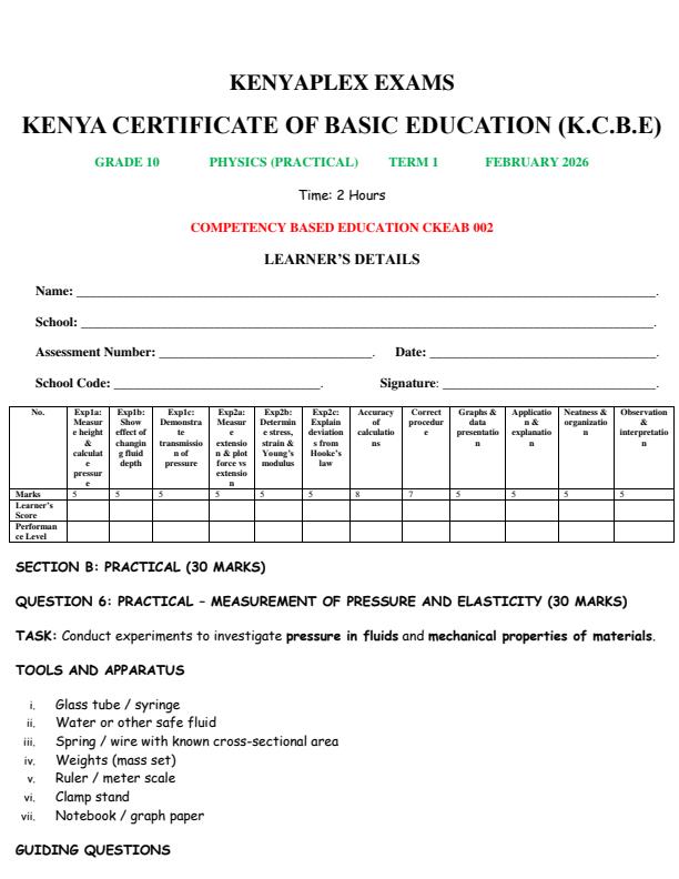 Preview page Grade-10-Physics-Practical-Mid-Term-1-Exam-2026_5186_0.jpg