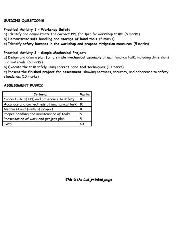 Preview page Grade-10-Power-Mechanics-Project-Mid-Term-1-Exam-2026_5188_1.jpg