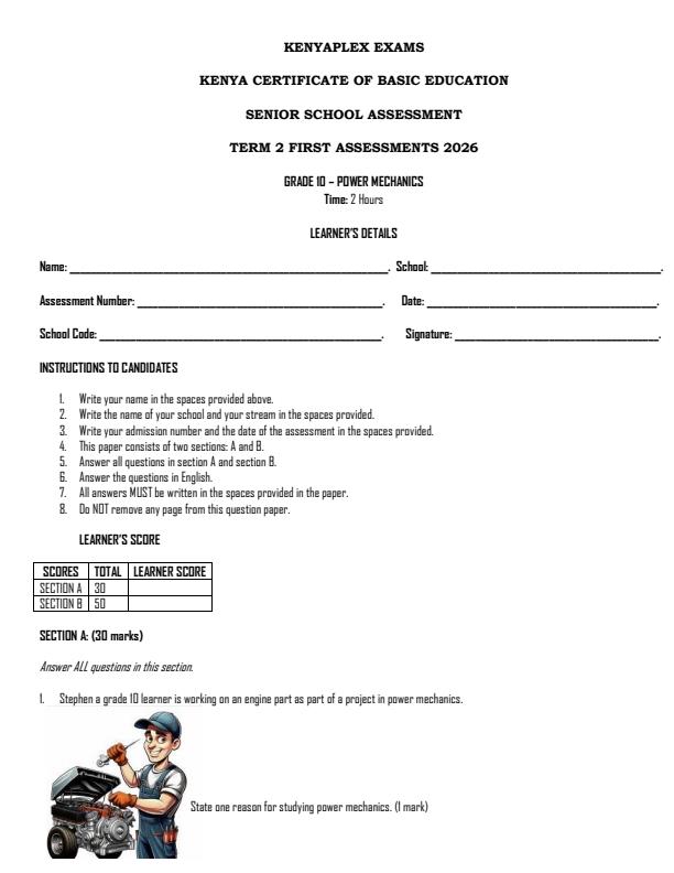Preview page Grade-10-Power-Mechanics-Term-2-Opener-Exam-2026_5675_0.jpg