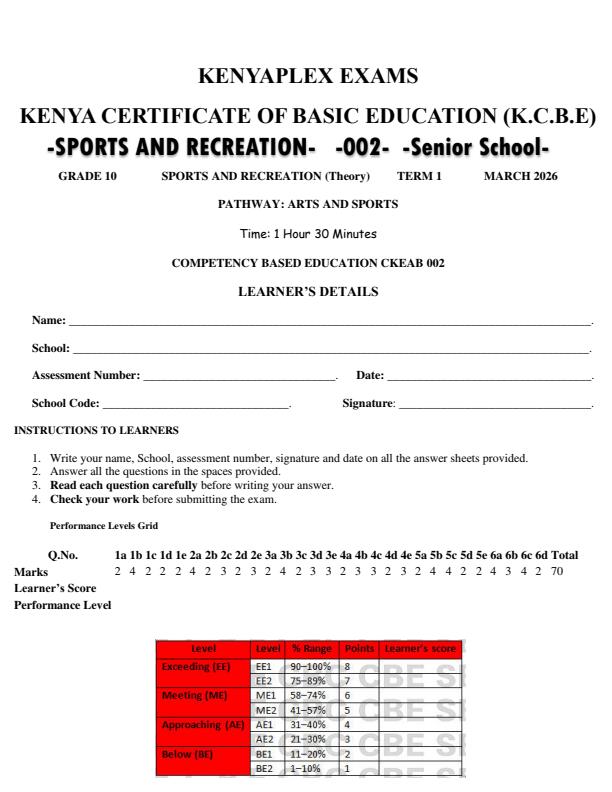 Preview page Grade-10-Sports-and-Recreation-End-Term-1-Exam-2026_5443_0.jpg