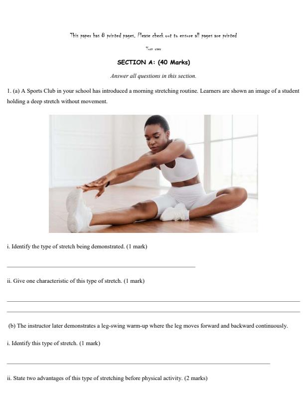 Preview page Grade-10-Sports-and-Recreation-Opener-Exam-Term-1-2026_5042_1.jpg