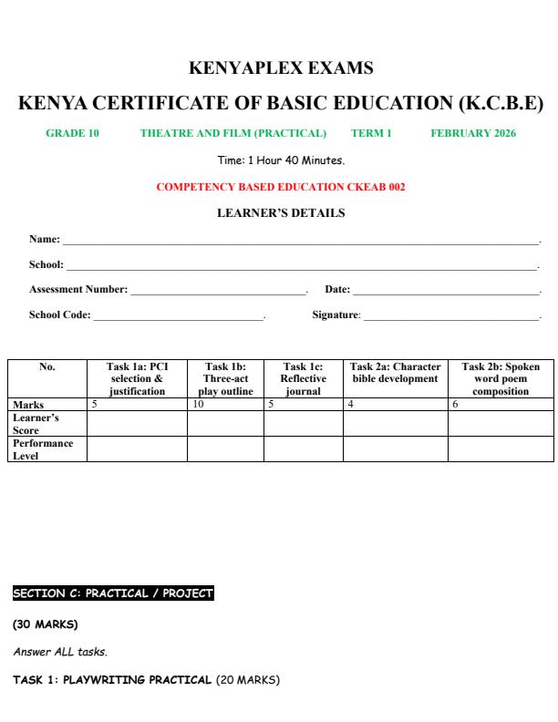 Preview page Grade-10-Theatre-and-Film-Project-Mid-Term-1-Exam-2026_5192_0.jpg