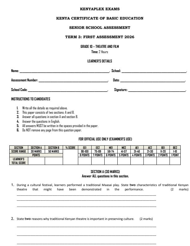 Preview page Grade-10-Theatre-and-Film-Technology-Term-3-Opener-Exam-2026_6591_0.jpg