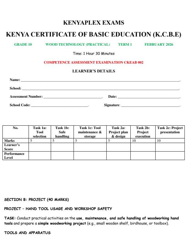 Preview page Grade-10-Wood-Technolgy-Project-Mid-Term-1-Exam-2026_5194_0.jpg
