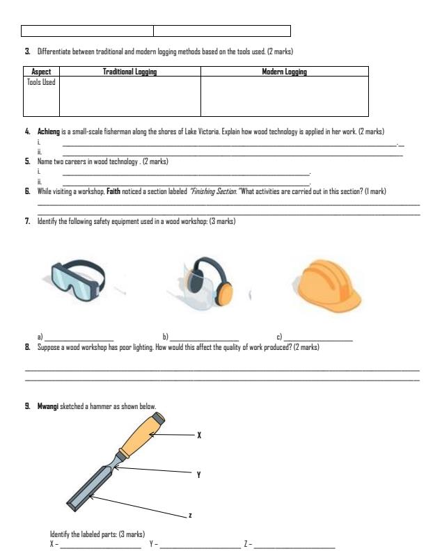 Preview page Grade-10-Wood-Technology-Term-2-Opener-Exam-2026_5678_1.jpg