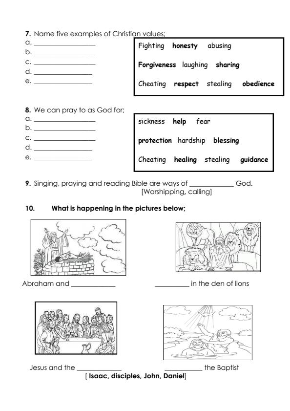 Preview page Grade-2-CRE-Activities-Mid-Term-2-Exam-2024_2633_1.jpg