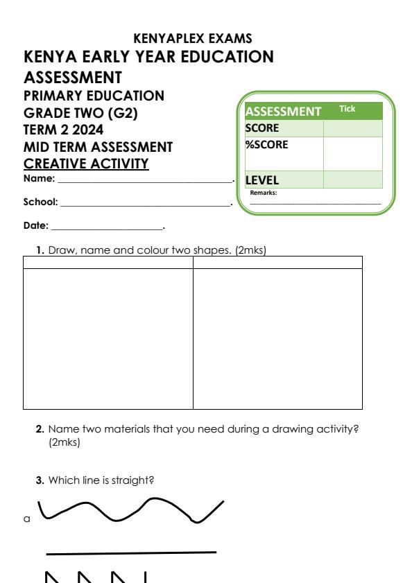 Preview page Grade-2-Creative-Activities-Mid-Term-2-Exam-2024_2634_0.jpg