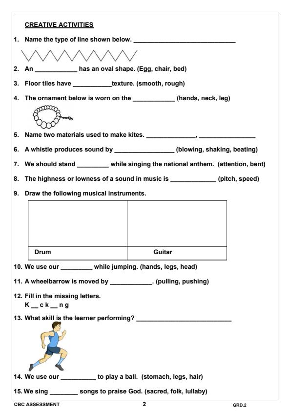 Preview page Grade-2-Creative-Activities-Term-1-Opener-Exam-2025_3492_1.jpg