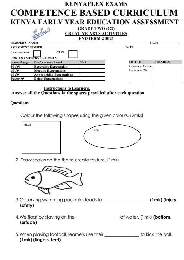 Preview page Grade-2-Creative-Arts-Activities-End-of-Term-2-Examination-2024_2853_0.jpg