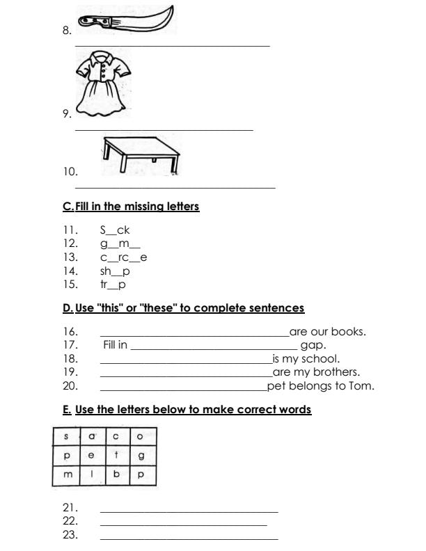 Preview page Grade-2-English-Term-2-Opener-Exam-2024_2422_1.jpg