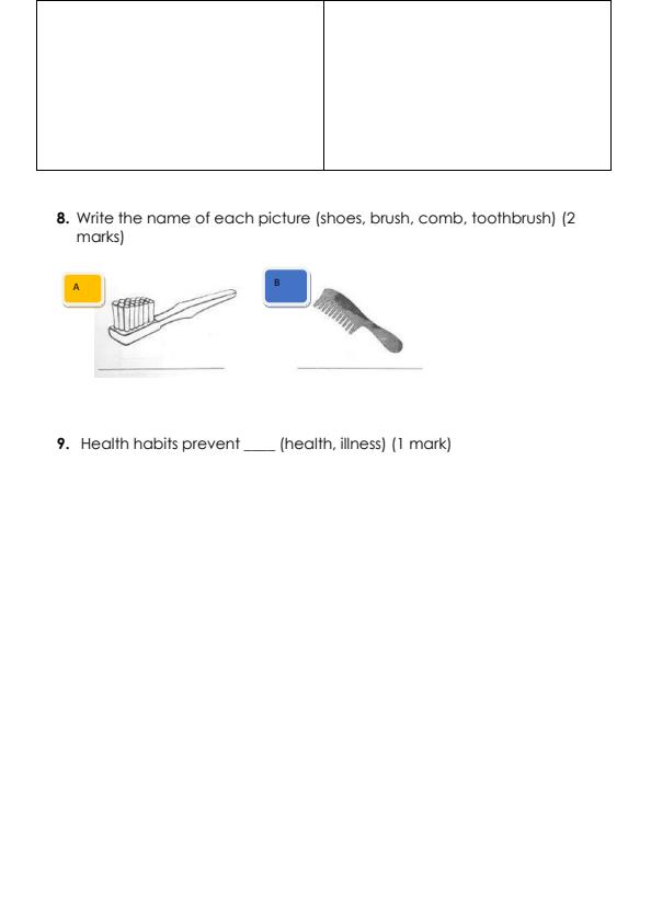 Preview page Grade-2-Environmental-Activities-End-of-May-Assessment-Test-2024_2566_1.jpg