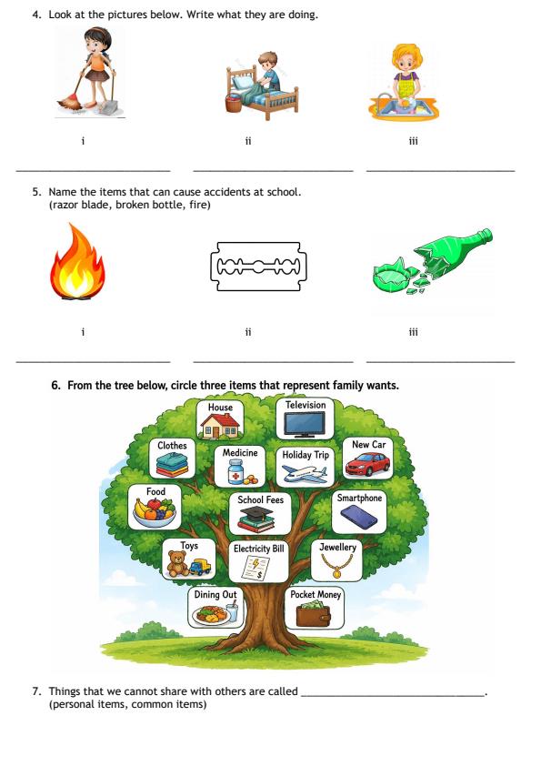 Preview page Grade-2-Environmental-Activities-Mid-Term-2-Exam-2026_5799_1.jpg