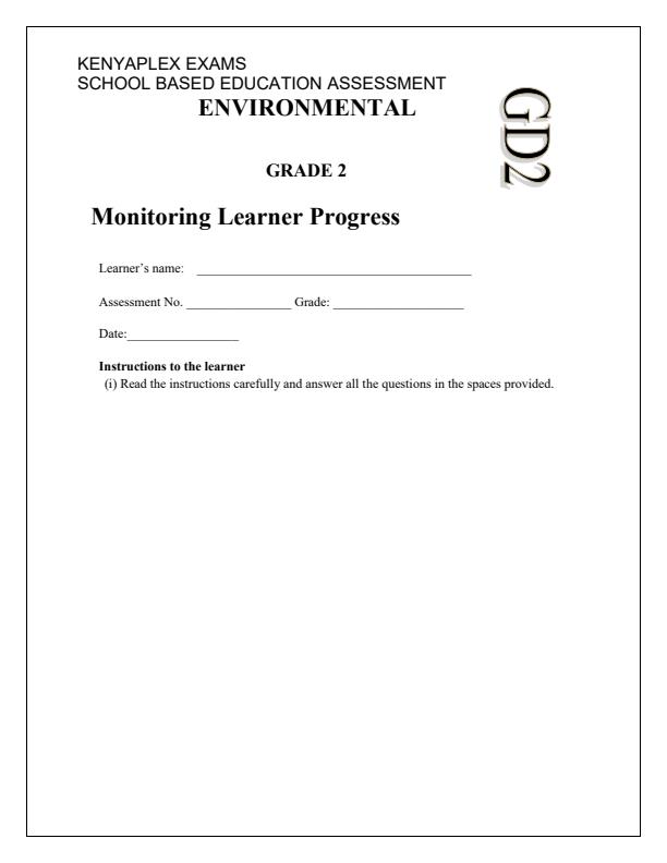 Preview page Grade-2-Environmental-Activities-Term-2-Opener-Exam-2025_3988_0.jpg