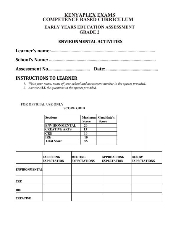 Preview page Grade-2-Environmental-Activities-Term-3-Opener-Exam-2025_4485_0.jpg