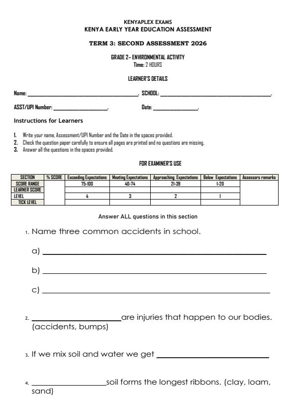 Preview page Grade-2-Environmental-Activity-End-Term-3-Exam-2026_6914_0.jpg