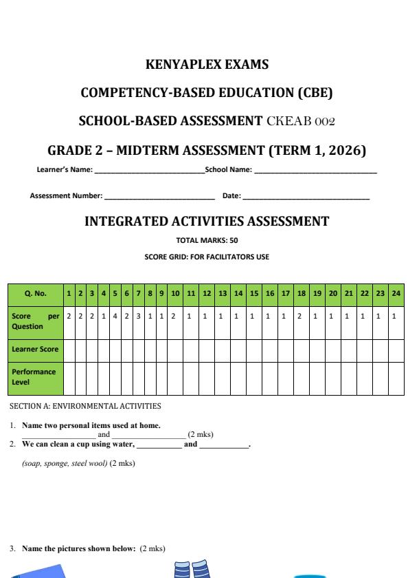 Preview page Grade-2-Integrated-Mid-Term-1-2026_5215_0.jpg