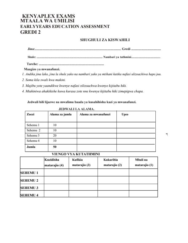 Preview page Grade-2-Kiswahili-Activities-Term-3-Opener-Exam-2025_4488_0.jpg