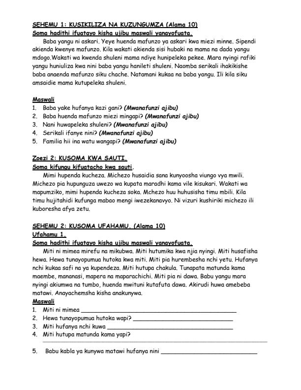 Preview page Grade-2-Kiswahili-Activities-Term-3-Opener-Exam-2025_4488_1.jpg