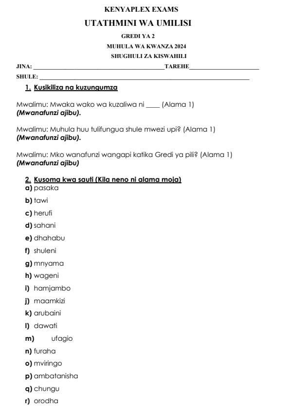 Preview page Grade-2-Kiswahili-End-of-May-Assessment-Test-2024_2568_0.jpg
