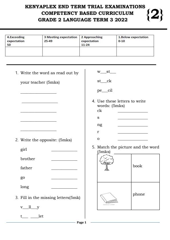 Preview page Grade-2-Language-Activities-End-of-Term-3-Examination-2022_1113_0.jpg