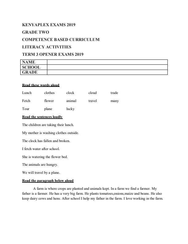 Preview page Grade-2-Literacy-Activities-Term-3-Opener-Examination-2019_344_0.jpg