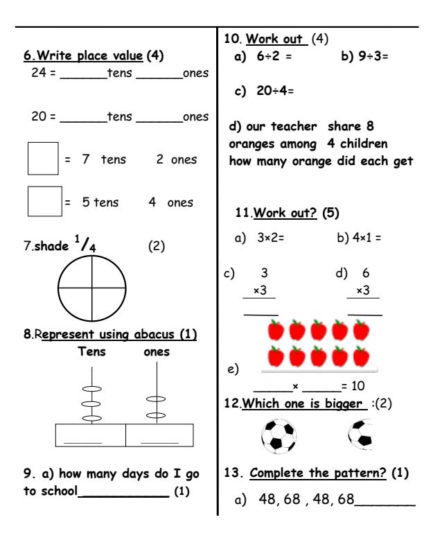 Preview page Grade-2-Mathematics-Activities-September-Assessment-Examination-2026_6696_1.jpg