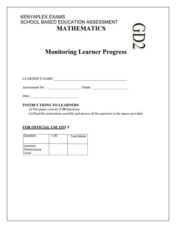 Preview page Grade-2-Mathematics-Activities-Term-2-Opener-Exam-2025_3991_0.jpg