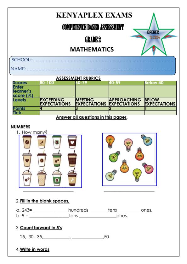 Preview page Grade-2-Mathematics-Activities-Term-3-Opener-Exam-2024_2972_0.jpg