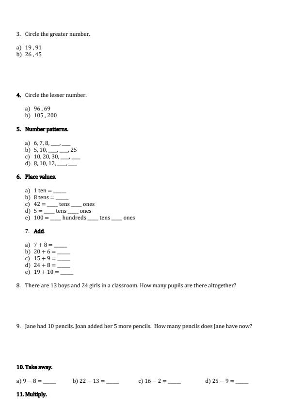 Preview page Grade-2-Mathematics-End-Term-1-Exam-2026_5283_1.jpg