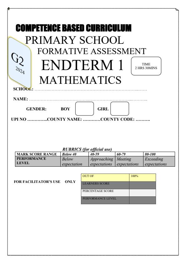 Preview page Grade-2-Mathematics-End-of-Term-1-Exam-2024_2176_0.jpg