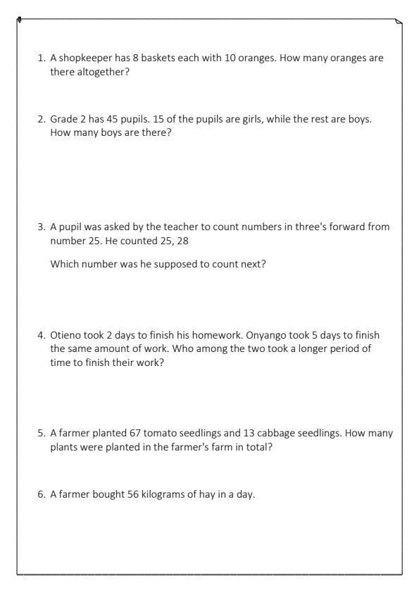 Preview page Grade-2-Mathematics-End-of-Term-1-Exam-2024_2176_1.jpg