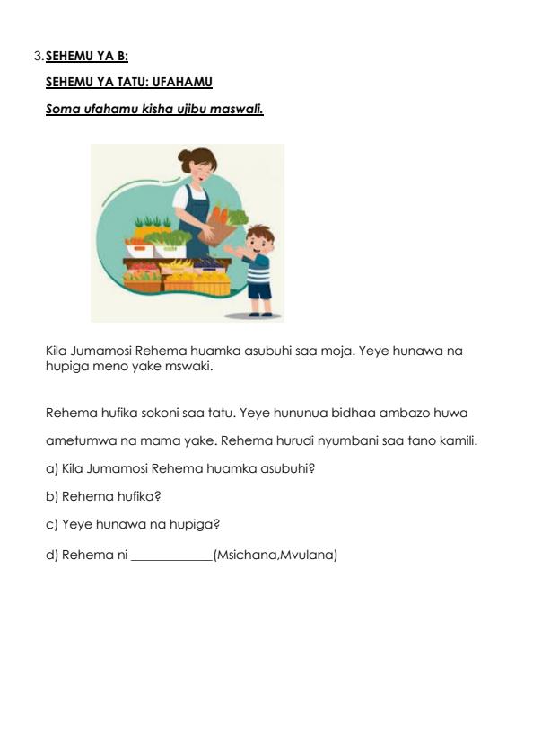 Preview page Grade-2-Shughuli-za-Kiswahili-Mid-Term-2-Exam-2024_2638_1.jpg