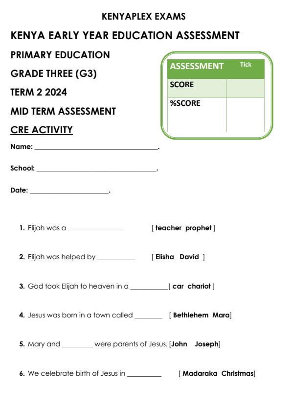 Preview page Grade-3-CRE-Activities-Mid-Term-2-Exam-2024_2640_0.jpg