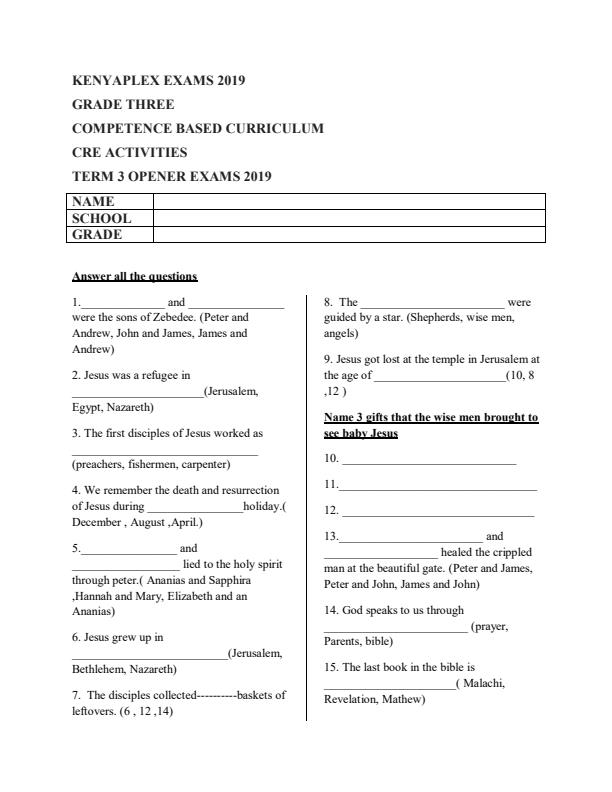 Preview page Grade-3-CRE-Activities-Term-3-Opener-Examination-2019_346_0.jpg