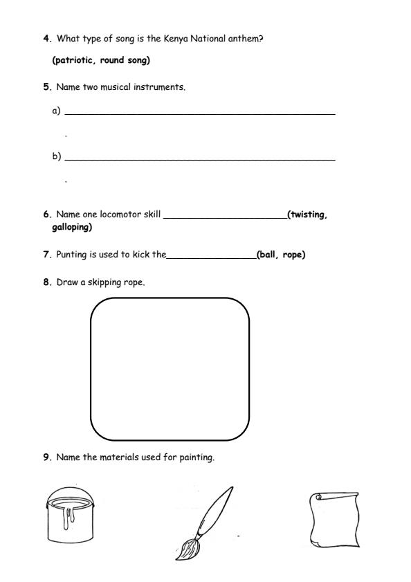 Preview page Grade-3-Creative-Activities-Mid-Term-3-Exam-2024_3118_1.jpg
