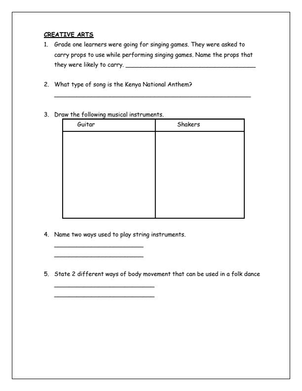 Preview page Grade-3-Creative-Activities-Term-2-Opener-Exam-2025_3993_1.jpg