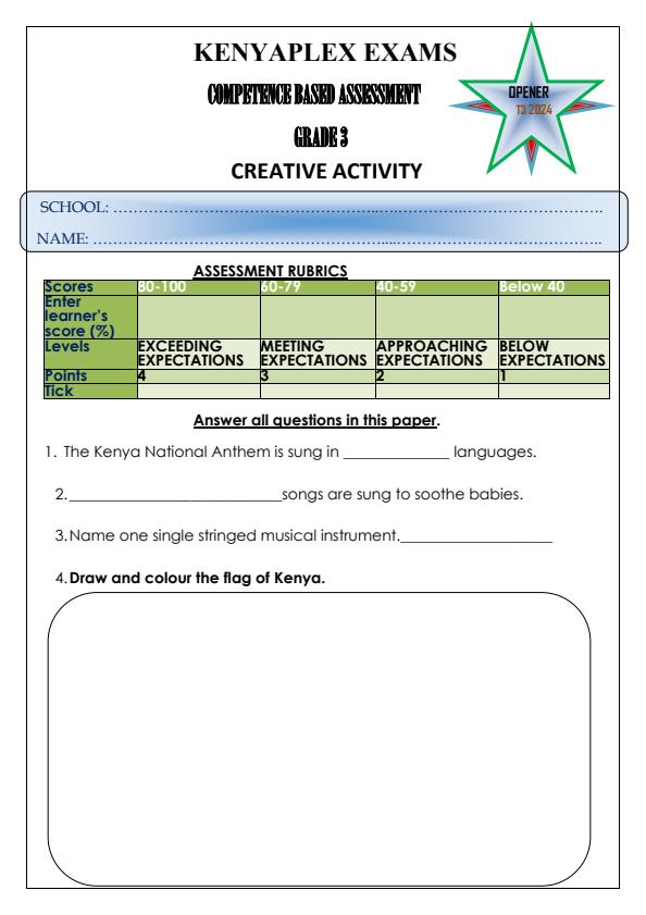 Preview page Grade-3-Creative-Activities-Term-3-Opener-Exam-2024_2974_0.jpg