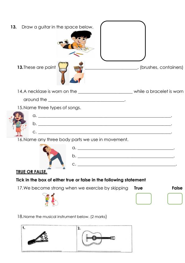 Preview page Grade-3-Creative-Arts-Activities-End-of-Term-2-Examination-2024_2858_2.jpg