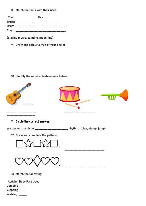 Preview page Grade-3-Creative-Arts-End-Term-2-Exam-2026_6025_1.jpg