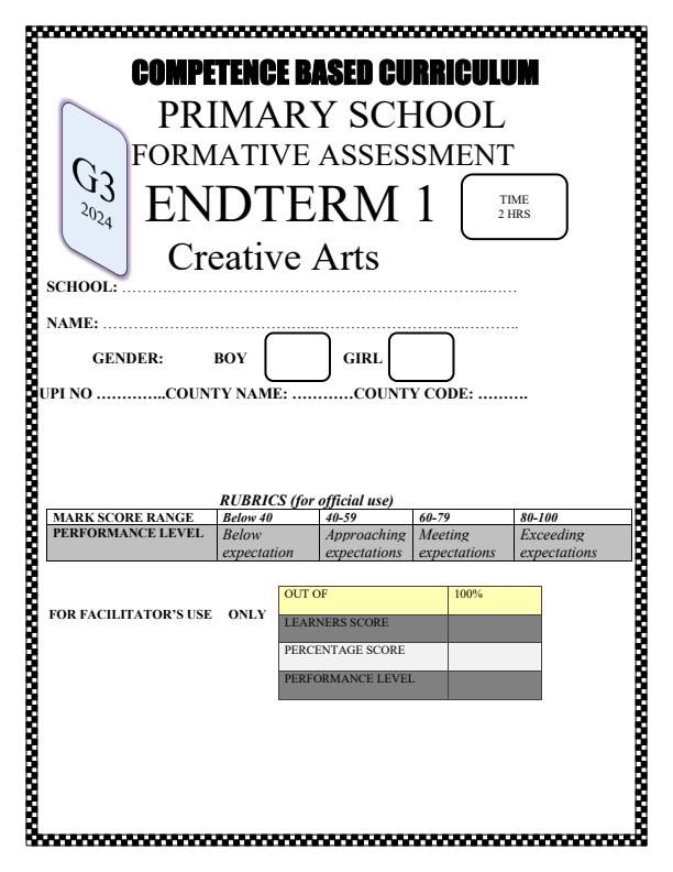 Preview page Grade-3-Creative-Arts-End-of-Term-1-Exam-2024_2178_0.jpg