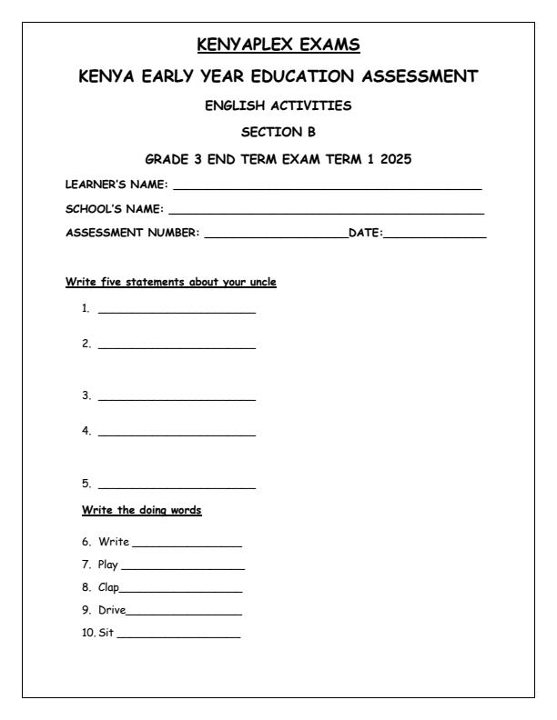Preview page Grade-3-English-Activities-End-of-Term-1-Examination-2025_3768_0.jpg
